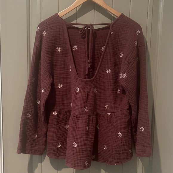 MADEWELL Lightspun Peplum L - Picture 7 of 11